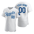 Custom Kansas City Royals White MWATKINS 2020 Stitched Flex Base Jersey