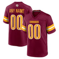 Custom W.Commanders Burgundy MWATKINS Game Player Jersey