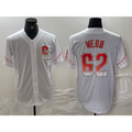 San Francisco Giants #62 Logan Webb White MWATKINS City Connect Stitched Cool Base Jersey