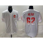 San Francisco Giants #62 Logan Webb White MWATKINS City Connect Stitched Cool Base Jersey