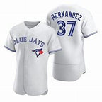 Toronto Blue Jays #37 Teoscar Hernandez White MWATKINS Flex Base Stitched Jersey