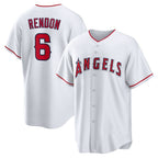 Los Angeles Angels #6 Anthony Rendon White MWATKINS Home Replica Player Name Jersey