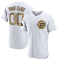 Custom Chicago Cubs Active Player White MWATKINS 2022 All-Star Flex Base Stitched Jersey
