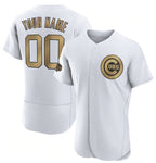 Custom Chicago Cubs Active Player White MWATKINS 2022 All-Star Flex Base Stitched Jersey