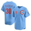 Chicago Cubs #30 Kyle Tucker Blue MWATKINS 2024-25 2nd Alternate Limited Stitched Jersey