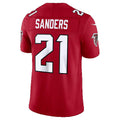 A.Falcons #21 Deion Sanders Red MWATKINS Vapor F.U.S.E. Stitched Retired Limited Jersey