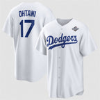 Los Angeles Dodgers #17 Shohei Ohtani White MWATKINS 2025 World Series Home Cool Base Stitched Jersey