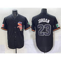 Chicago White Sox #23 Michael Jordan Black MWATKINS Mexico Limited Stitched Jersey