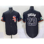 Chicago White Sox #23 Michael Jordan Black MWATKINS Mexico Limited Stitched Jersey