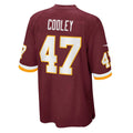 W.Football Team #47 Chris Cooley Retired Player Jersey - Burgundy MWATKINS