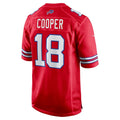B.Bills #18 Amari Cooper Red MWATKINS Alternate Game Jersey