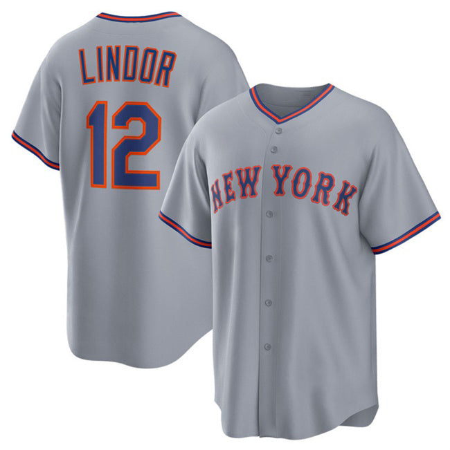New York Mets #12 Francisco Lindor Gray MWATKINS 2025 Limited Stitched Jersey