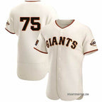San Francisco Giants #75 Camilo Doval Cream MWATKINS Flex Base Stitched Jersey
