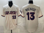 San Diego Padres #13 Manny Machado Cream MWATKINS 2026 City Connect Stadium Stitched Jersey
