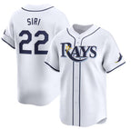 Tampa Bay Rays #22 Jose Siri White MWATKINS Home Limited Stitched Jersey