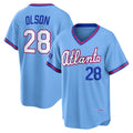 Atlanta Braves #28 Matt Olson Powder Blue MWATKINS 2026 City Connect Stadium Jersey