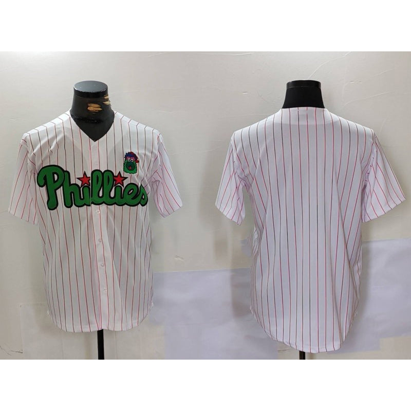 Philadelphia Phillies Blank White Green MWATKINS Cool Base Stitched Jersey