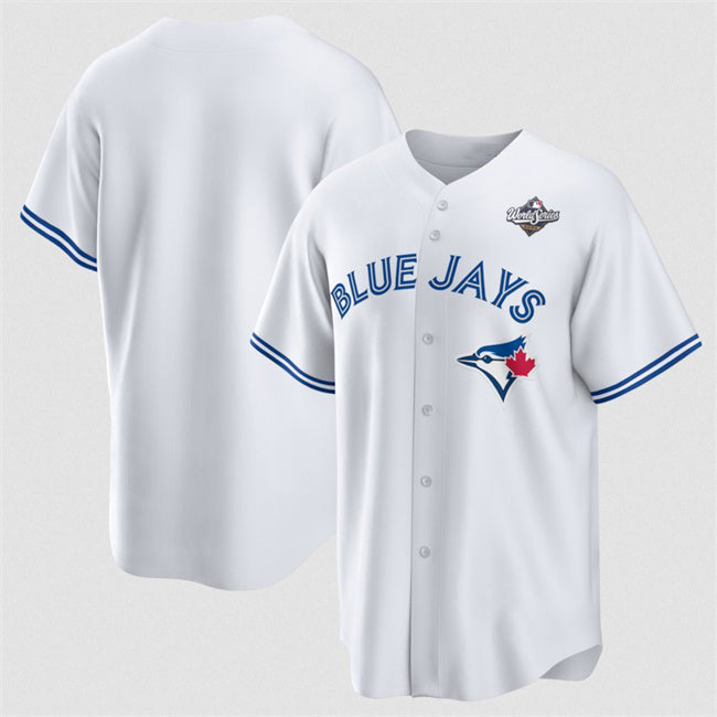 Toronto Blue Jays Blank White MWATKINS 2025 World Series Home Cool Base Stitched Jersey