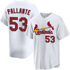 St. Louis Cardinals #53 Andre Pallante White MWATKINS 2Home Limited Stitched Jersey