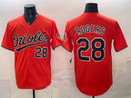 Baltimore Orioles #28 Trevor Rogers Orange MWATKINS 2025 Limited Stitched Jersey