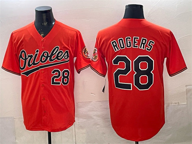 Baltimore Orioles #28 Trevor Rogers Orange MWATKINS 2025 Limited Stitched Jersey