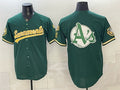 Oakland Athletics Team Big Logo 2026 Green MWATKINS Alternate Sacramento Celebrating 125 Years Vapor Limited Stitched Jerseys