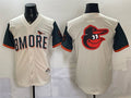 Baltimore Orioles Team Big Logo Natural MWATKINS 2026 City Connect Stadium Stitched Jersey 2