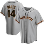 San Francisco Giants #14 Patrick Bailey Gray MWATKINS Cool Base Stitched Jersey