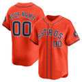 Custom Houston Astros Orange MWATKINS Alternate Limited Jersey