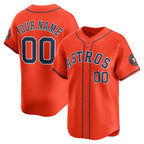 Custom Houston Astros Orange MWATKINS Alternate Limited Jersey