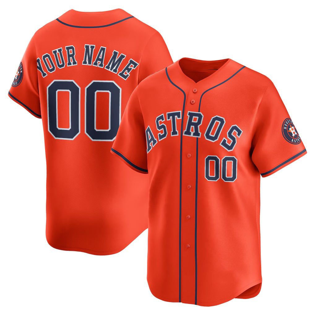 Custom Houston Astros Orange MWATKINS Alternate Limited Jersey