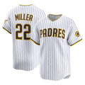 San Diego Padres #22 Mason Miller White MWATKINS Home Limited Player Jersey