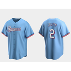 Texas Rangers #2 Marcus Semien Light Blue MWATKINS Cool Base Stitched Jersey