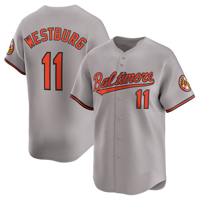 Baltimore Orioles #11 Jordan Westburg Gray MWATKINS 2025 Limited Cool Base Stitched Jersey