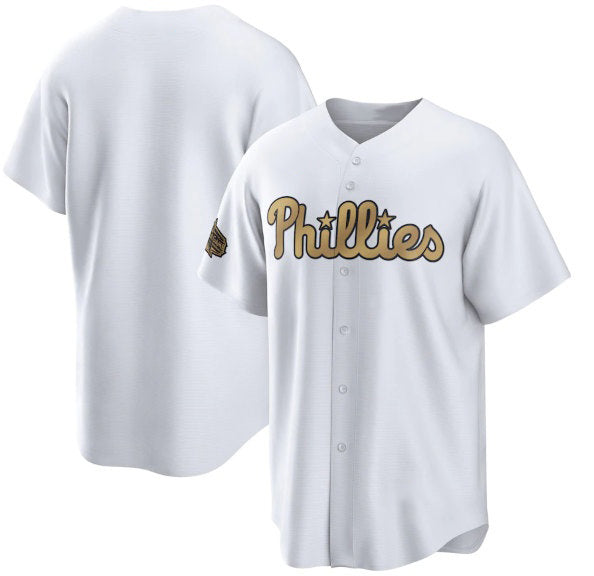 Philadelphia Phillies Blank White MWATKINS 2022 All-Star Cool Base Stitched Jersey
