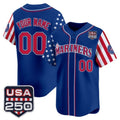 Custom Seattle Mariners America 250 Edition Vapor Premier Limited Royal MWATKINS Stitched Jerseys