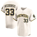 Milwaukee Brewers #33 Jacob Misiorowski Cream MWATKINS 2025 Limited Stitched Jersey