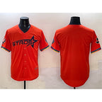Houston Astros Blank Orange MWATKINS 2025 City Connect With Texas Patch Limited Stitched Jersey