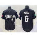 Texas Rangers #6 Josh Jung Black MWATKINS Mexico 2025 Vapor Premier Limited Stitched Jersey