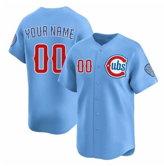 Custom Chicago Cubs Blue MWATKINS 2024-25 2nd Alternate Limited Stitched Jersey