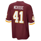 W.Football Team #41 J.D. McKissic Burgundy MWATKINS Game Player Jersey