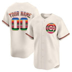 Custom Chicago Cubs Mexico Vapor Premier Limited Jersey ¨C Cream MWATKINS