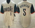 Baltimore Orioles #5 Brooks Robinson Cream MWATKINS 2026 City Connect Stadium Jersey
