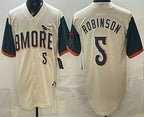 Baltimore Orioles #5 Brooks Robinson Cream MWATKINS 2026 City Connect Stadium Jersey