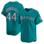 Seattle Mariners #44 Julio Rodr¨ªguez Teal MWATKINS Alternate Limited Player Jersey