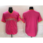 San Diego Padres Blank Pink MWATKINS Cool Base Stitched Jersey
