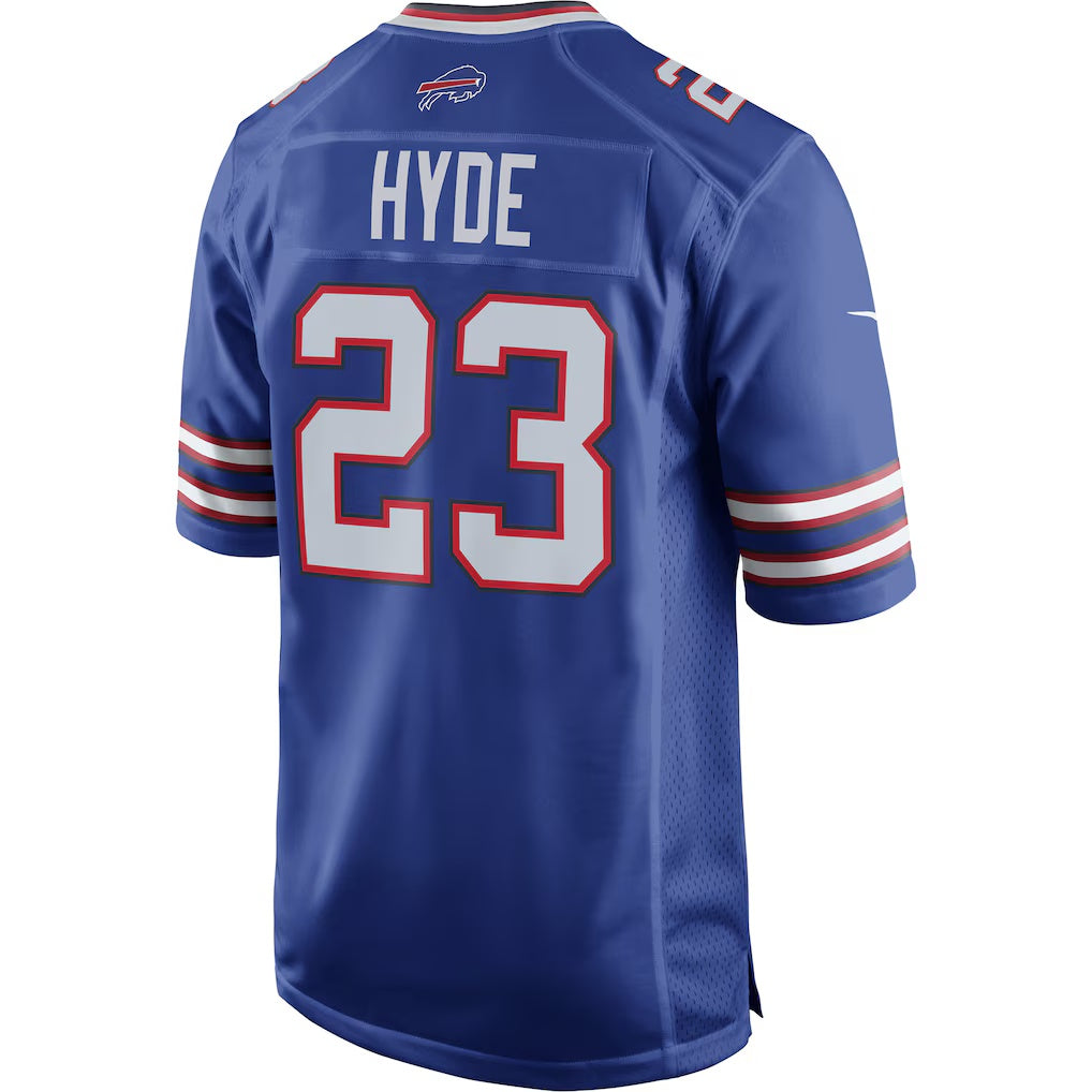 B.Bills #23 Micah Hyde Royal MWATKINS Game Player Jersey