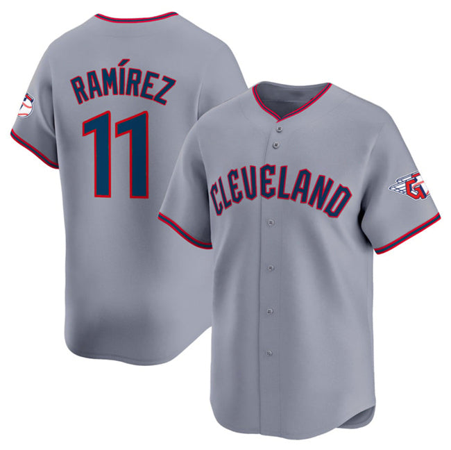 Cleveland Guardians #11 Jose Ramirez Gray MWATKINS 2025 Alternate Limited Stitched Jersey