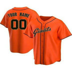 Custom San Francisco Giants Orange MWATKINS Cool Base Jersey