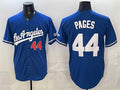 Los Angeles Dodgers #44 Andy Pages Royal MWATKINS Alternate Stadium Stitched Jersey